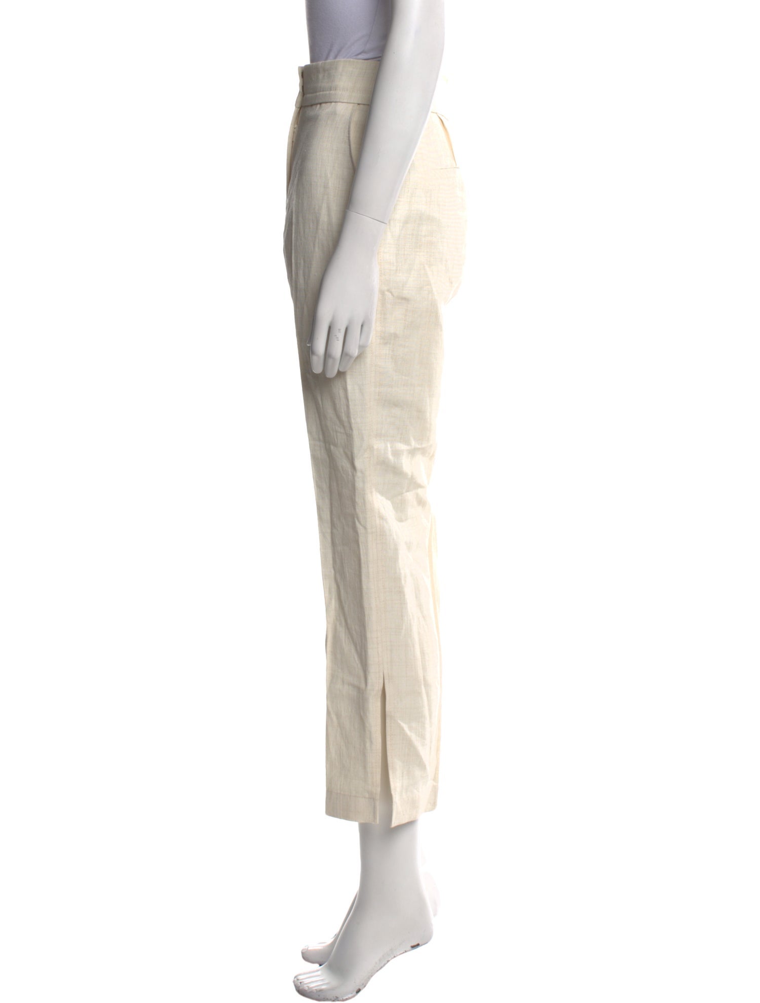 Jacquemus Linen Straight Leg Pants