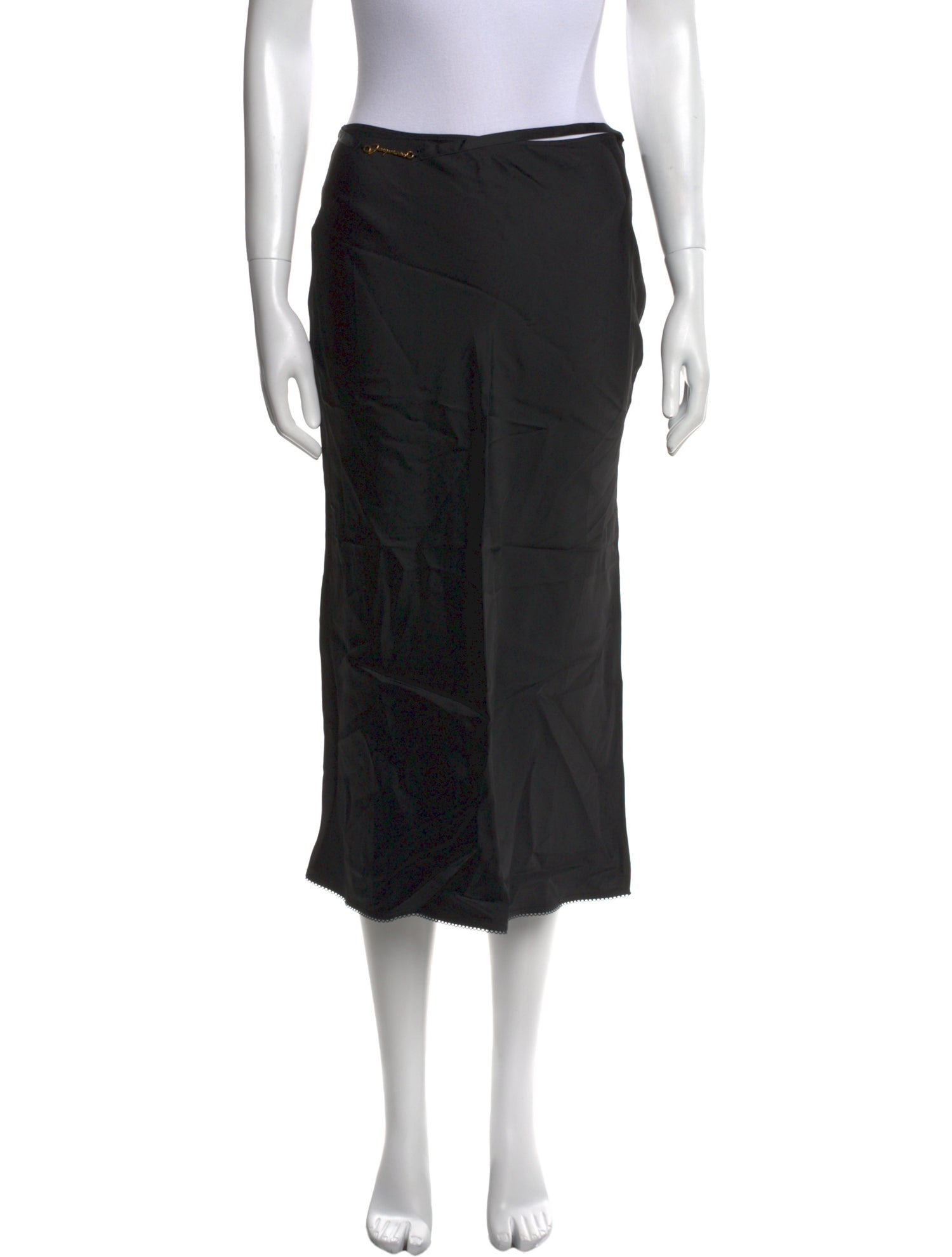 Jacquemus Lace Trim Embellishment Midi Length Skirt w/ Tags