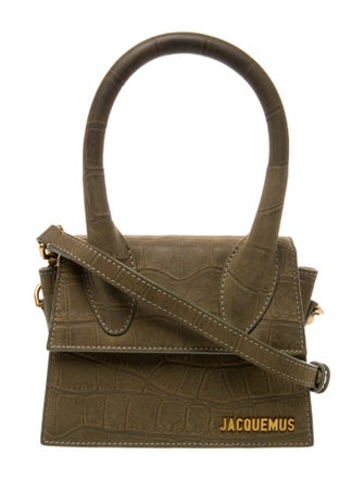 Jacquemus Embossed Leather Top Handle Bag