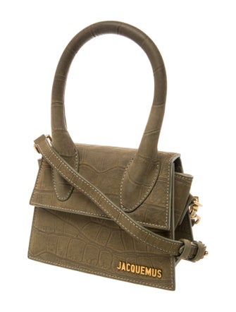 Jacquemus Embossed Leather Top Handle Bag