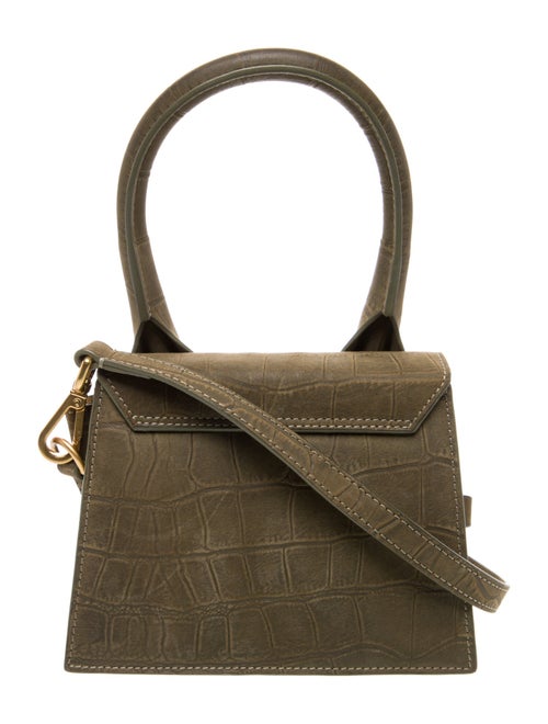 Jacquemus Embossed Leather Top Handle Bag
