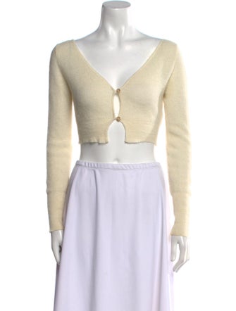 Jacquemus Mohair V-Neck Sweater