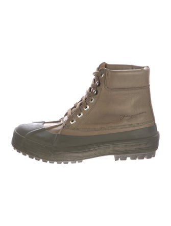 Jacquemus Leather Combat Boots