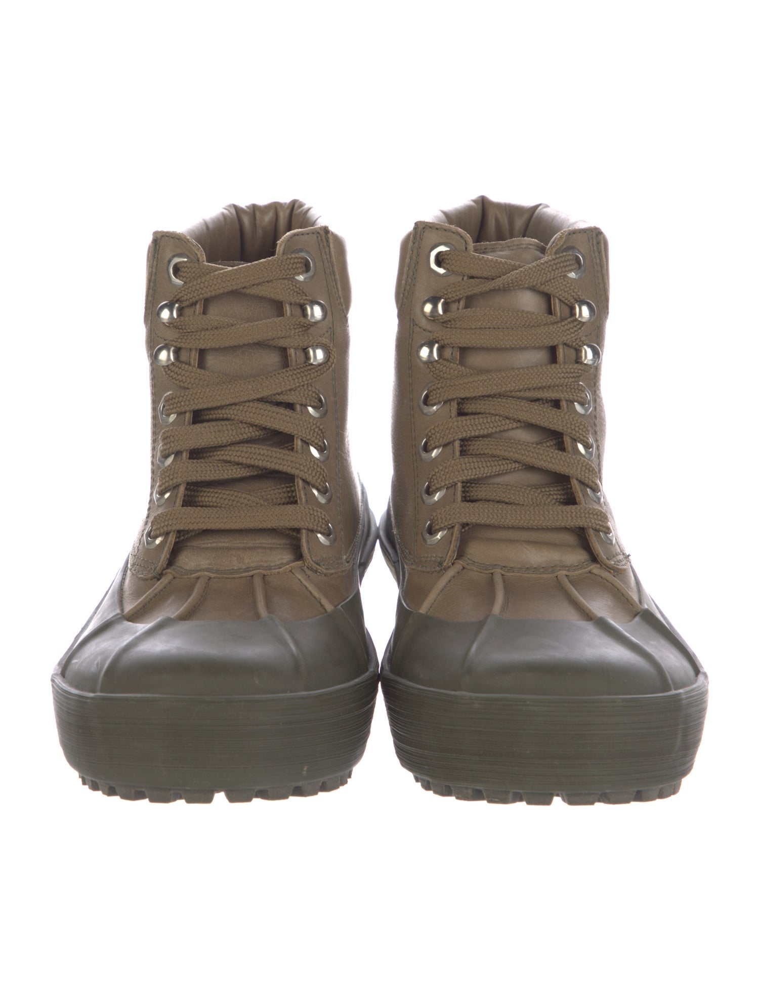 Jacquemus Leather Combat Boots