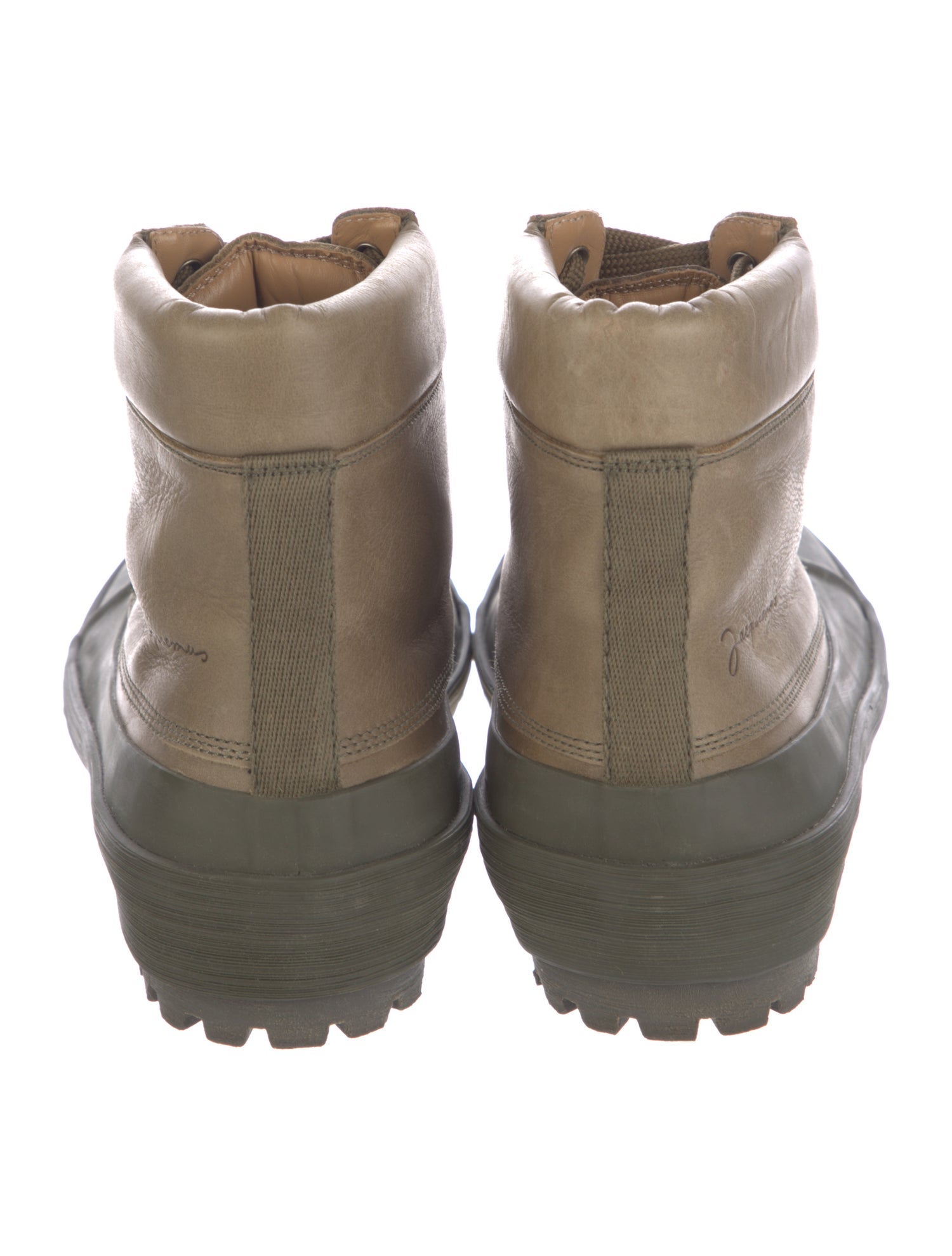 Jacquemus Leather Combat Boots