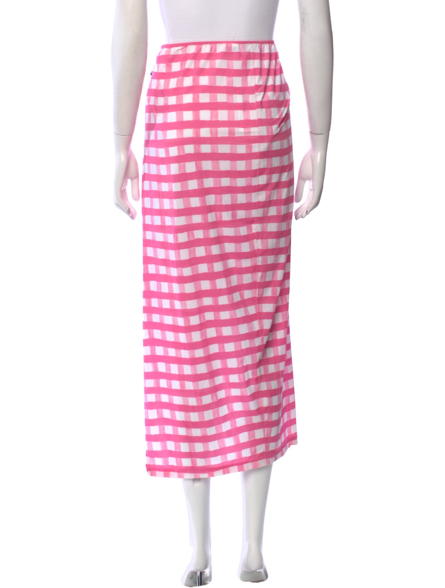 Jacquemus Striped Midi Length Skirt