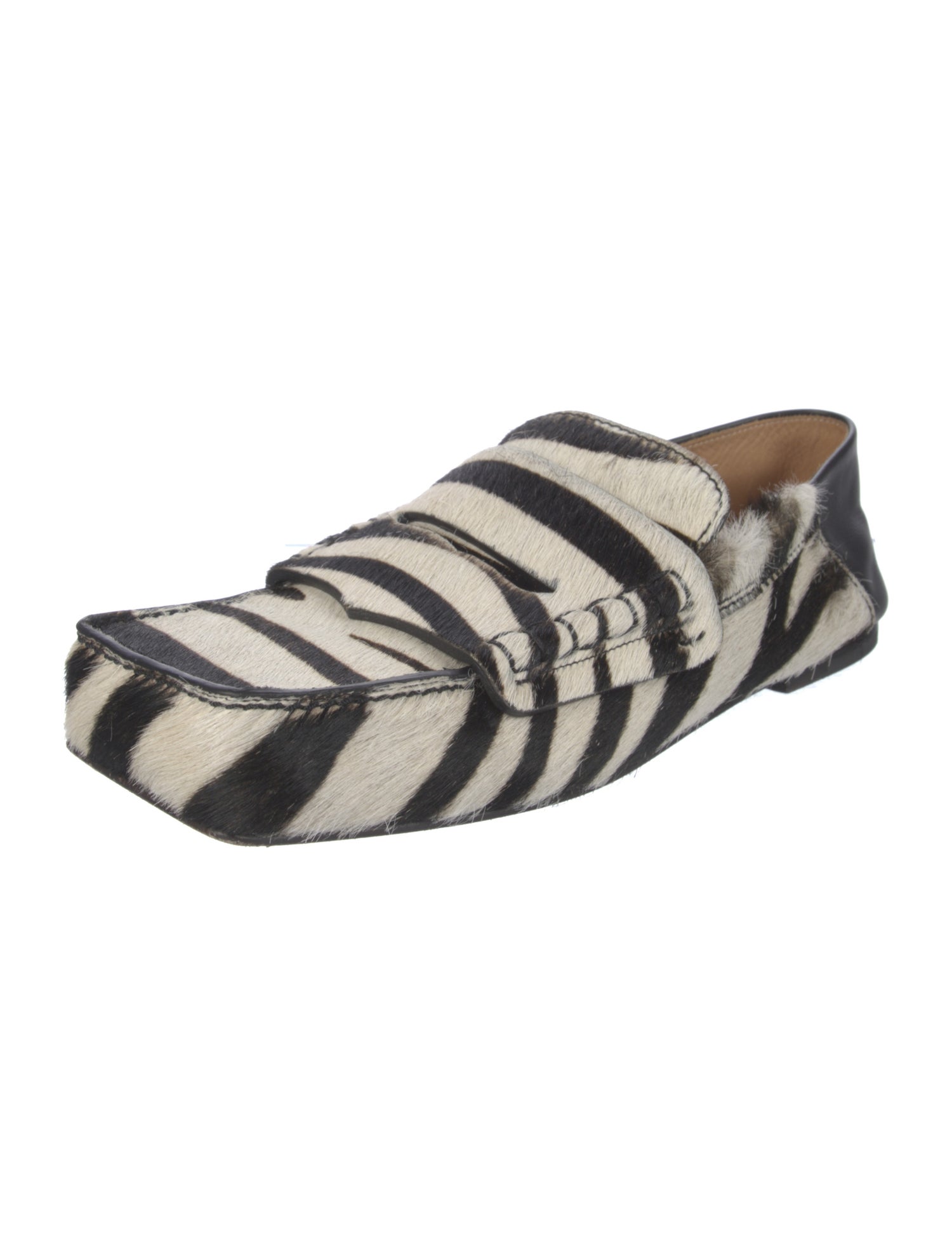 Jacquemus Ponyhair Animal Print Espadrilles