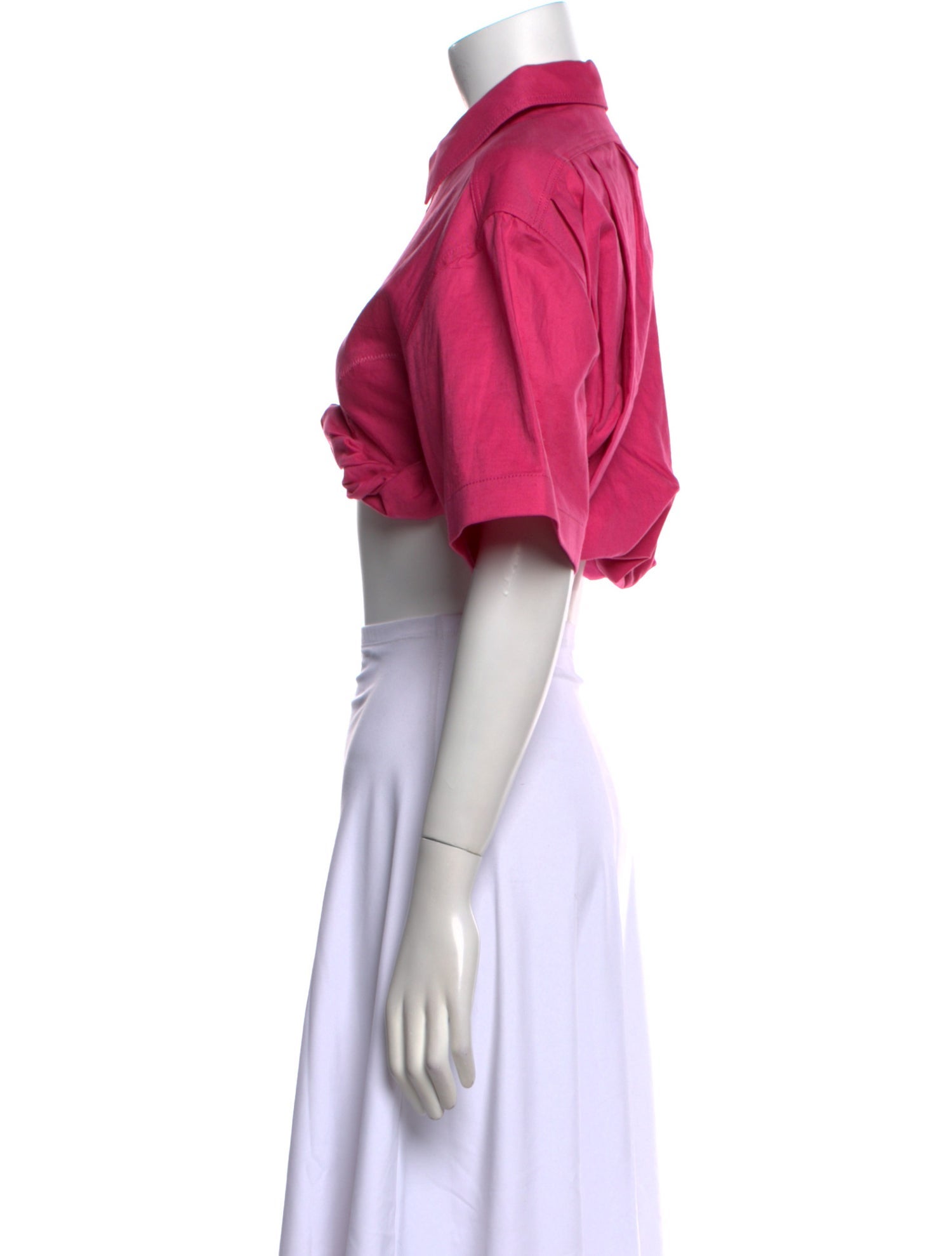 Jacquemus Short Sleeve Crop Top