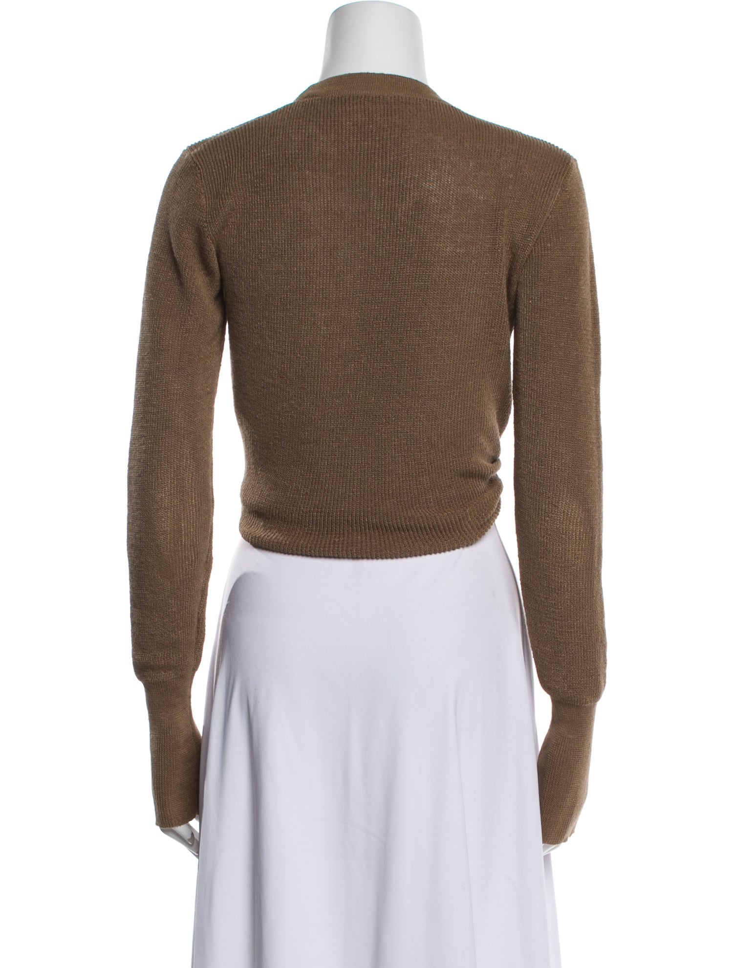 Jacquemus Linen Open Front Sweater