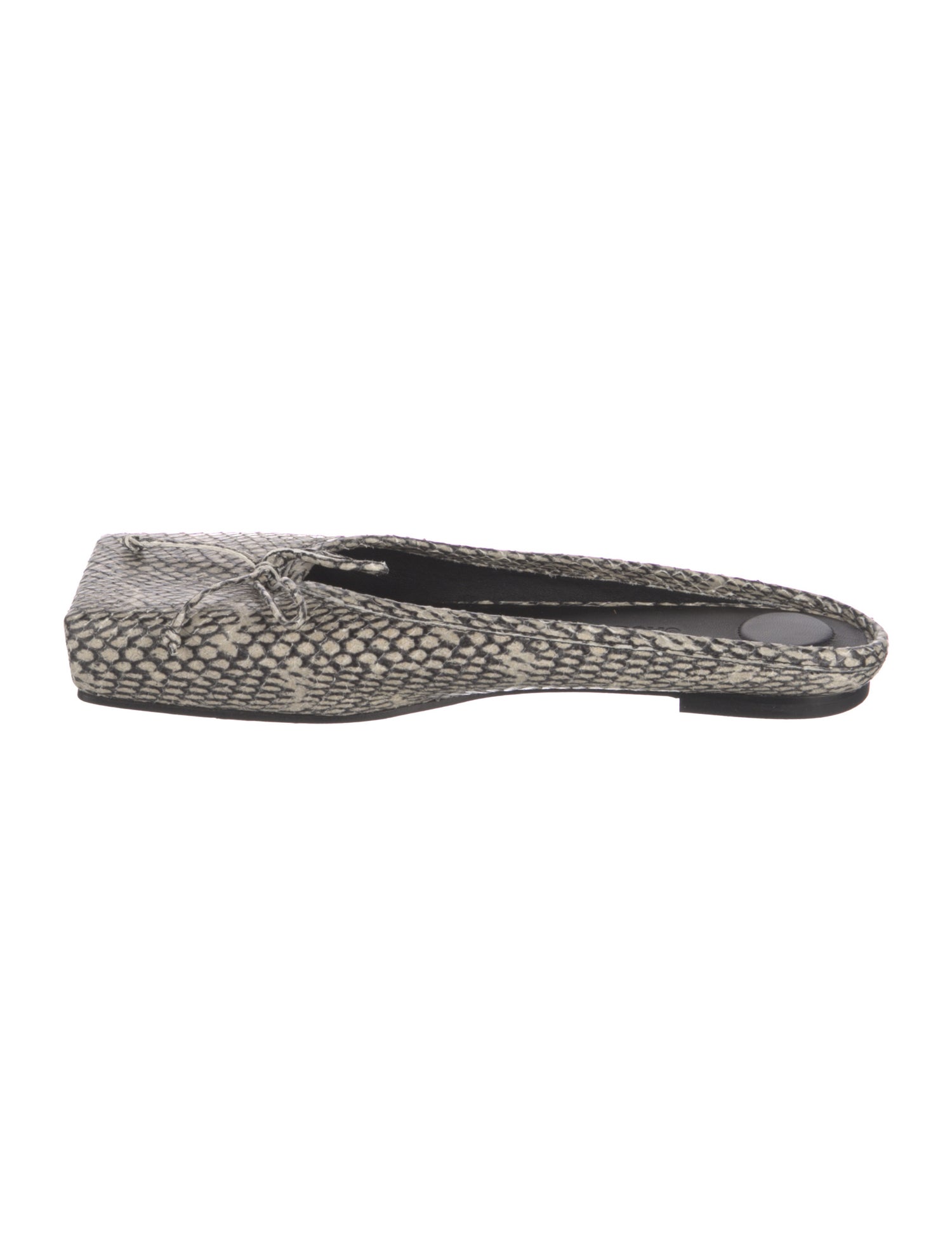 Jacquemus Snakeskin Animal Print Flats
