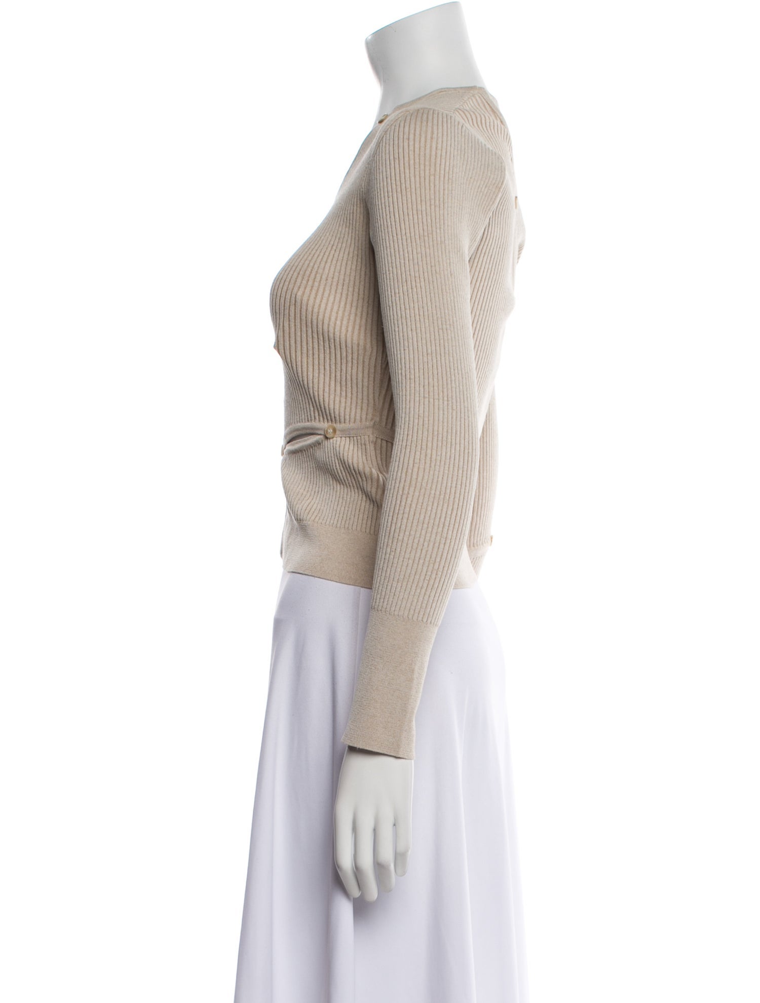 Jacquemus Striped V-Neck Sweater w/ Tags