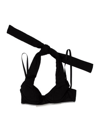 Jacquemus Virgin Wool Strapless Crop Top