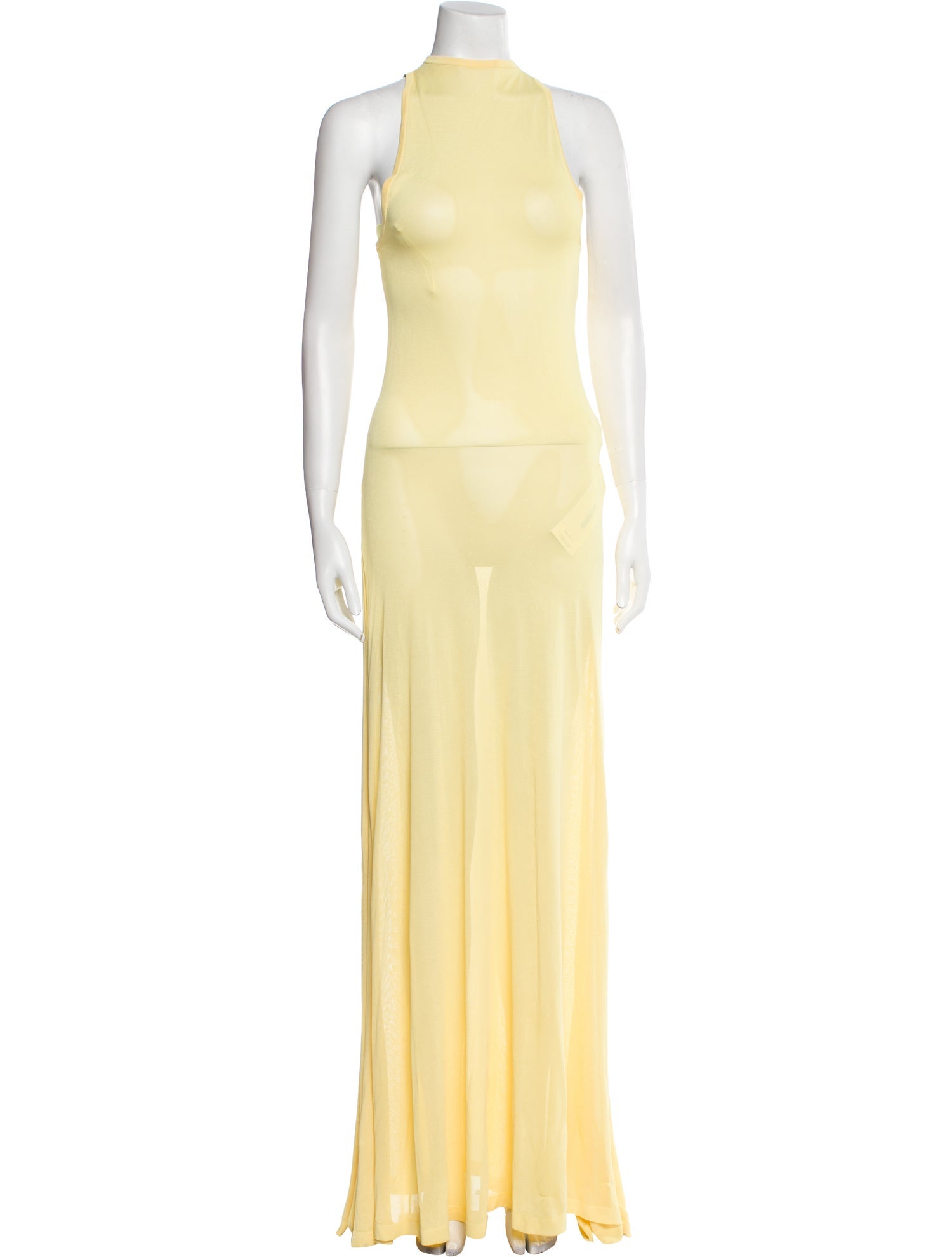 Jacquemus Mock Neck Long Dress