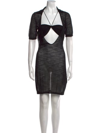 Jacquemus V-Neck Mini Dress