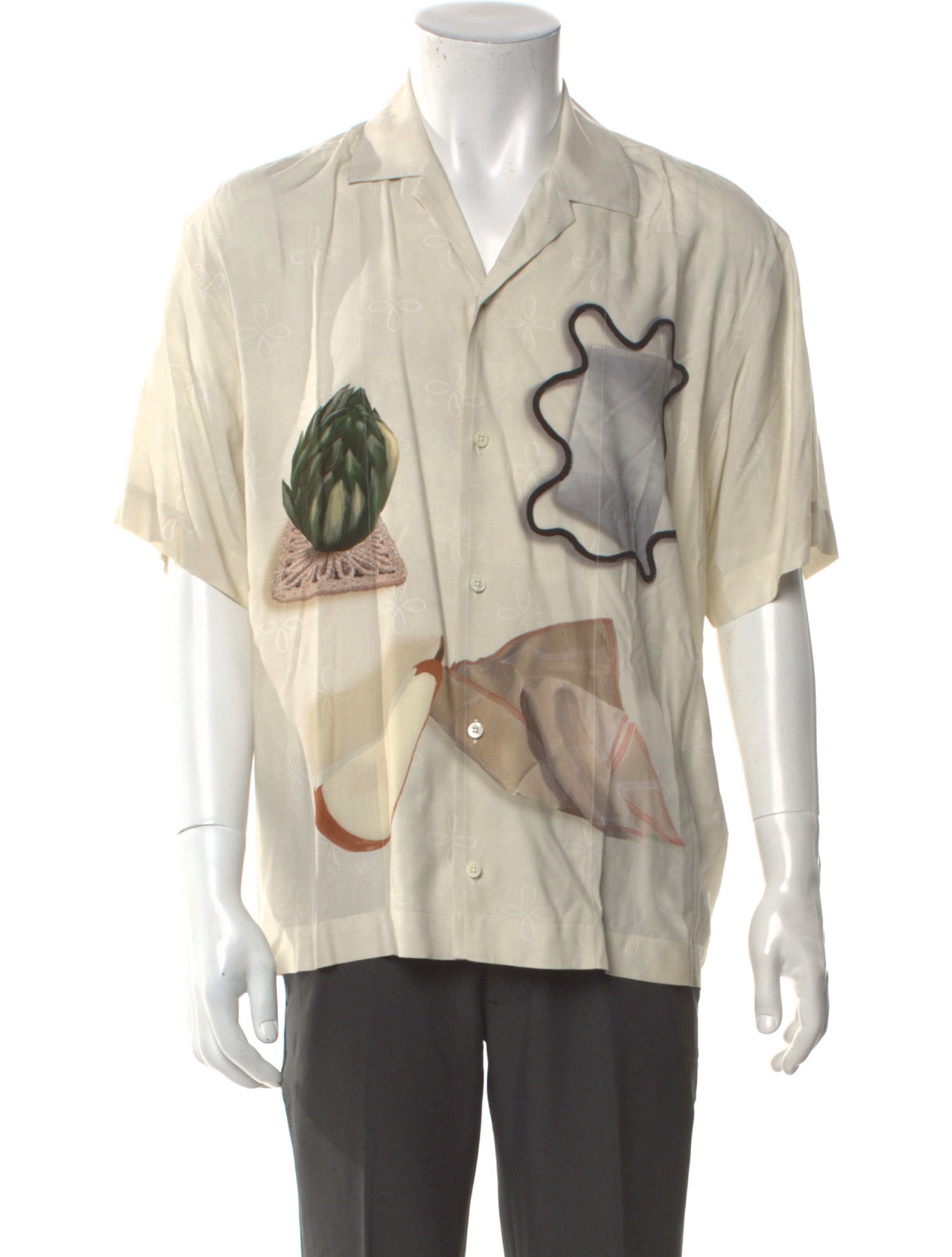 Jacquemus Graphic Print Short Sleeve Shirt