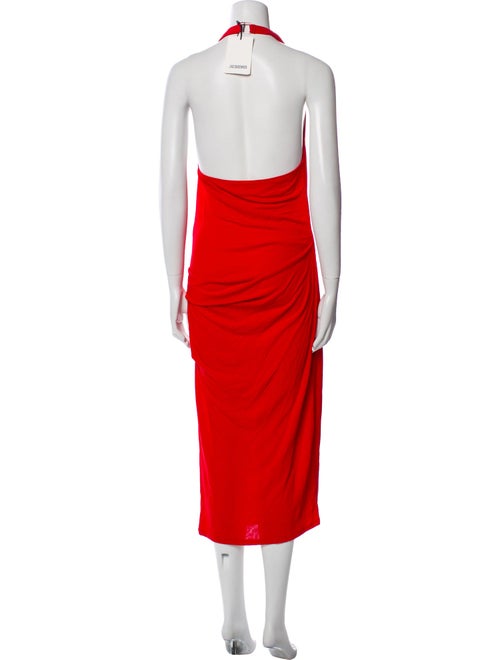 Jacquemus Halterneck Midi Length Dress
