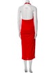 Jacquemus Halterneck Midi Length Dress