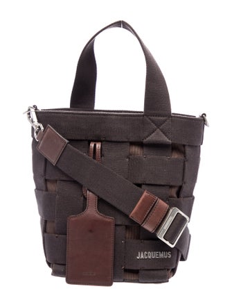 Jacquemus Canvas Top Handle Bag