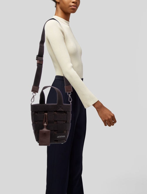 Jacquemus Canvas Top Handle Bag