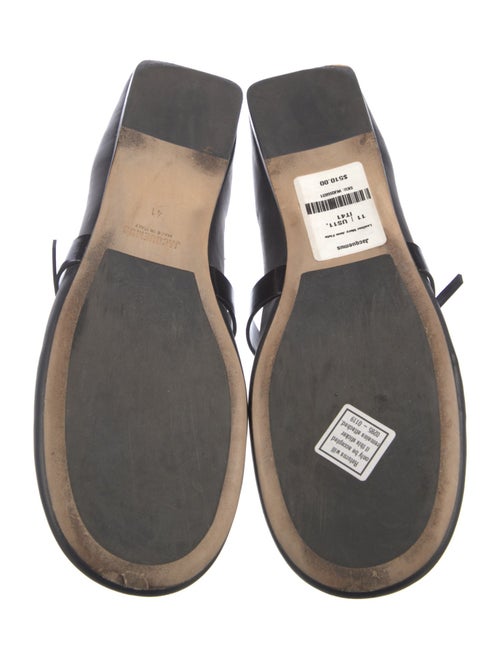 Jacquemus Leather Mary Jane Flats