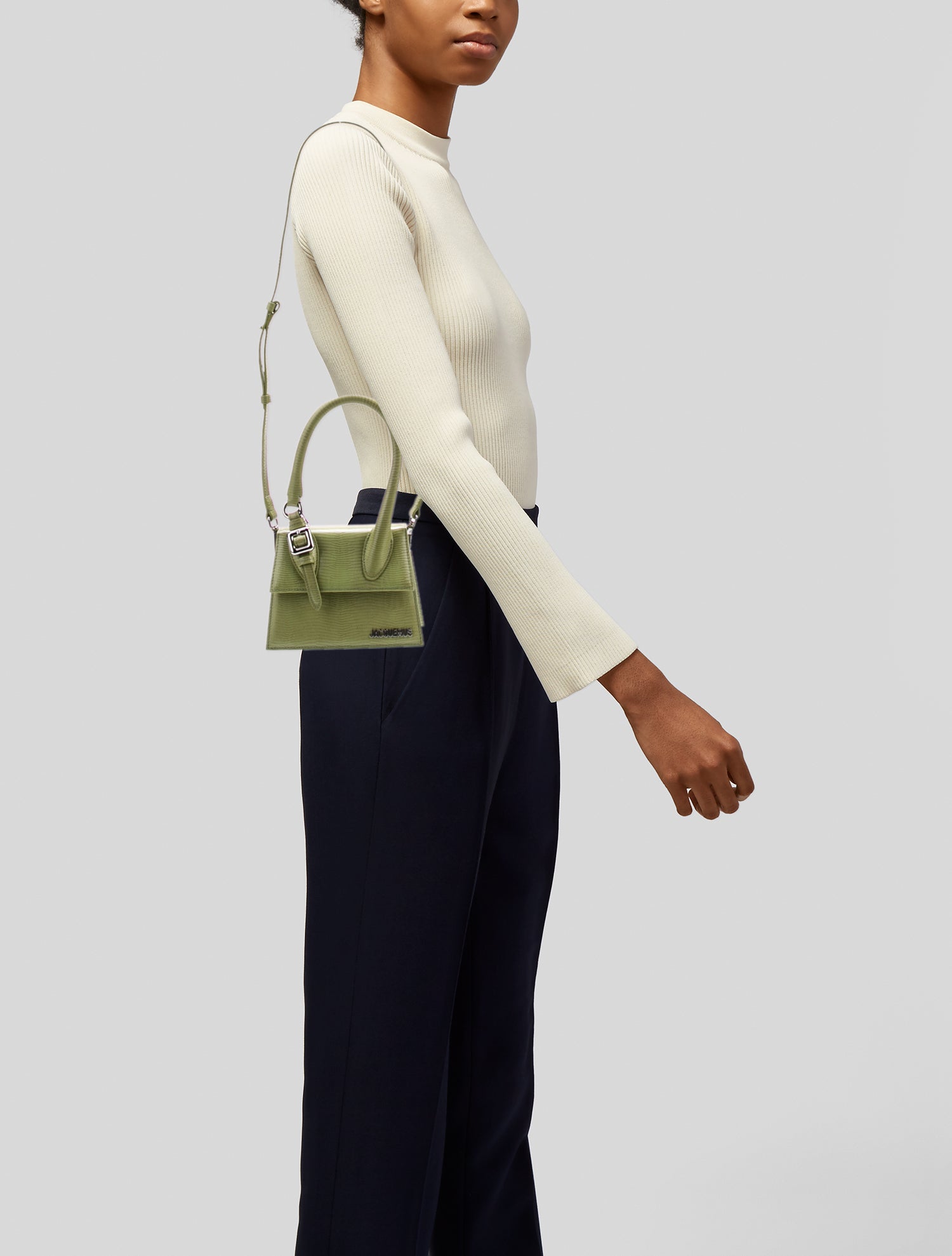 Jacquemus Leather Top Handle Bag