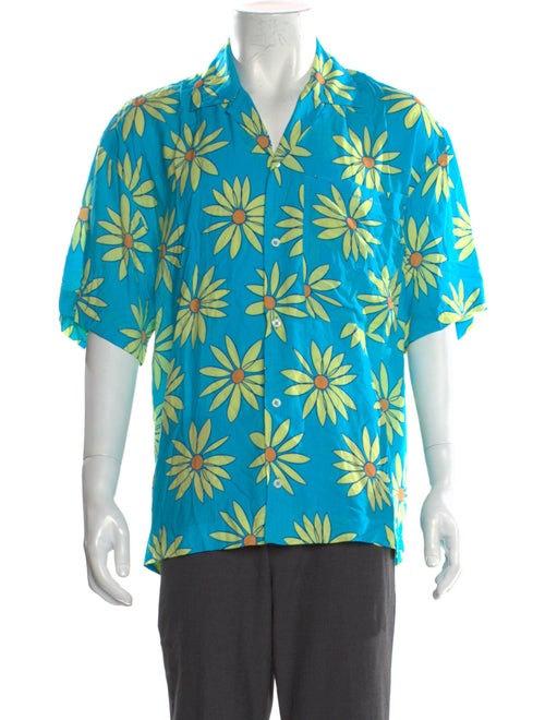 Jacquemus Floral Print Short Sleeve Shirt