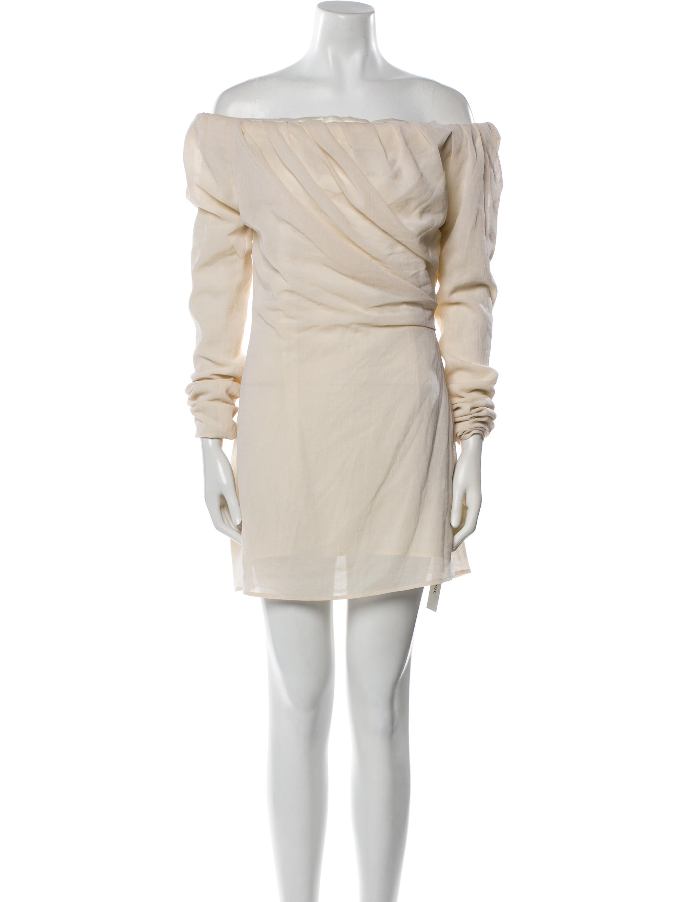 Jacquemus Off-The-Shoulder Mini Dress