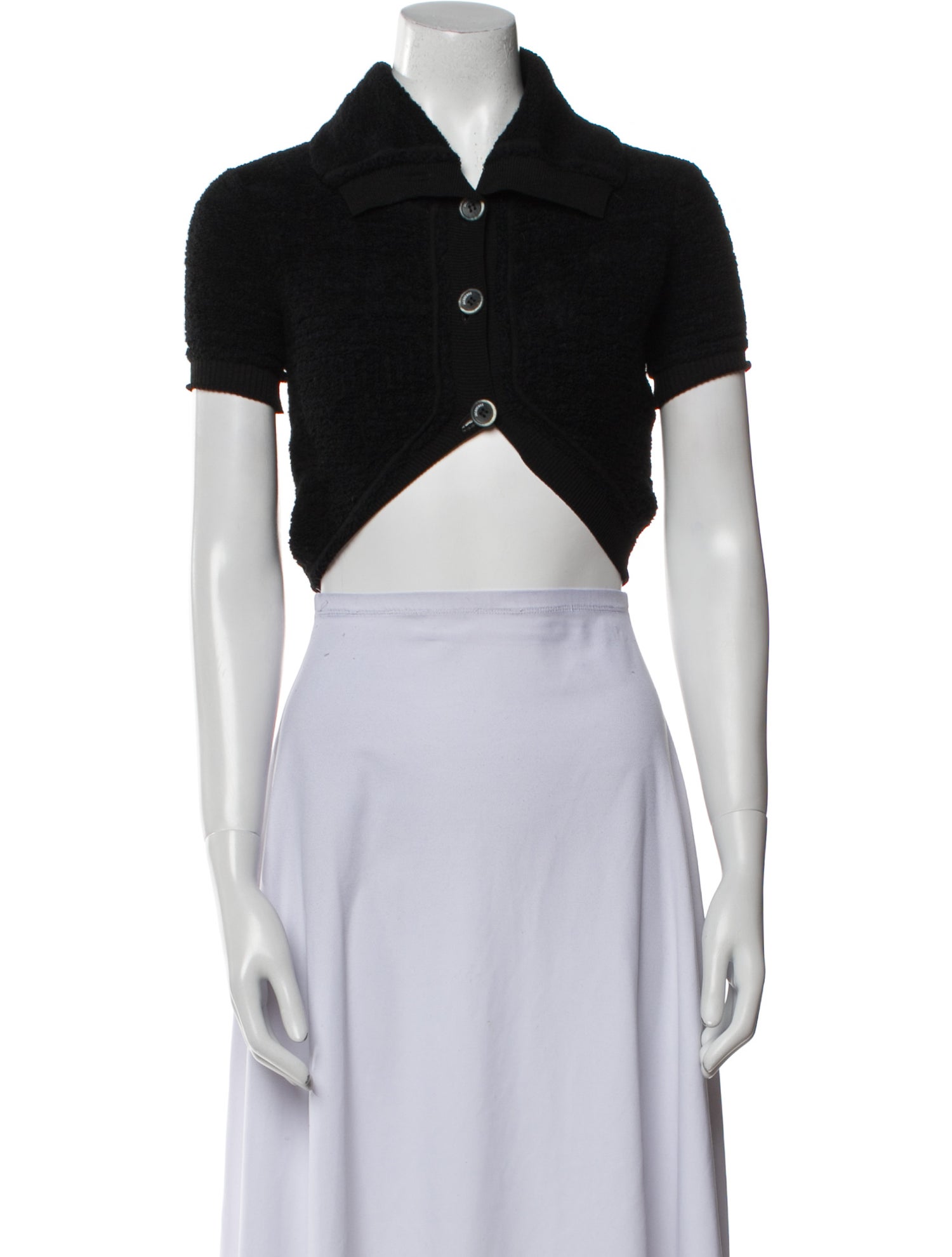 Jacquemus Short Sleeve Crop Top