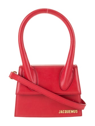 Jacquemus Leather Top Handle Bag