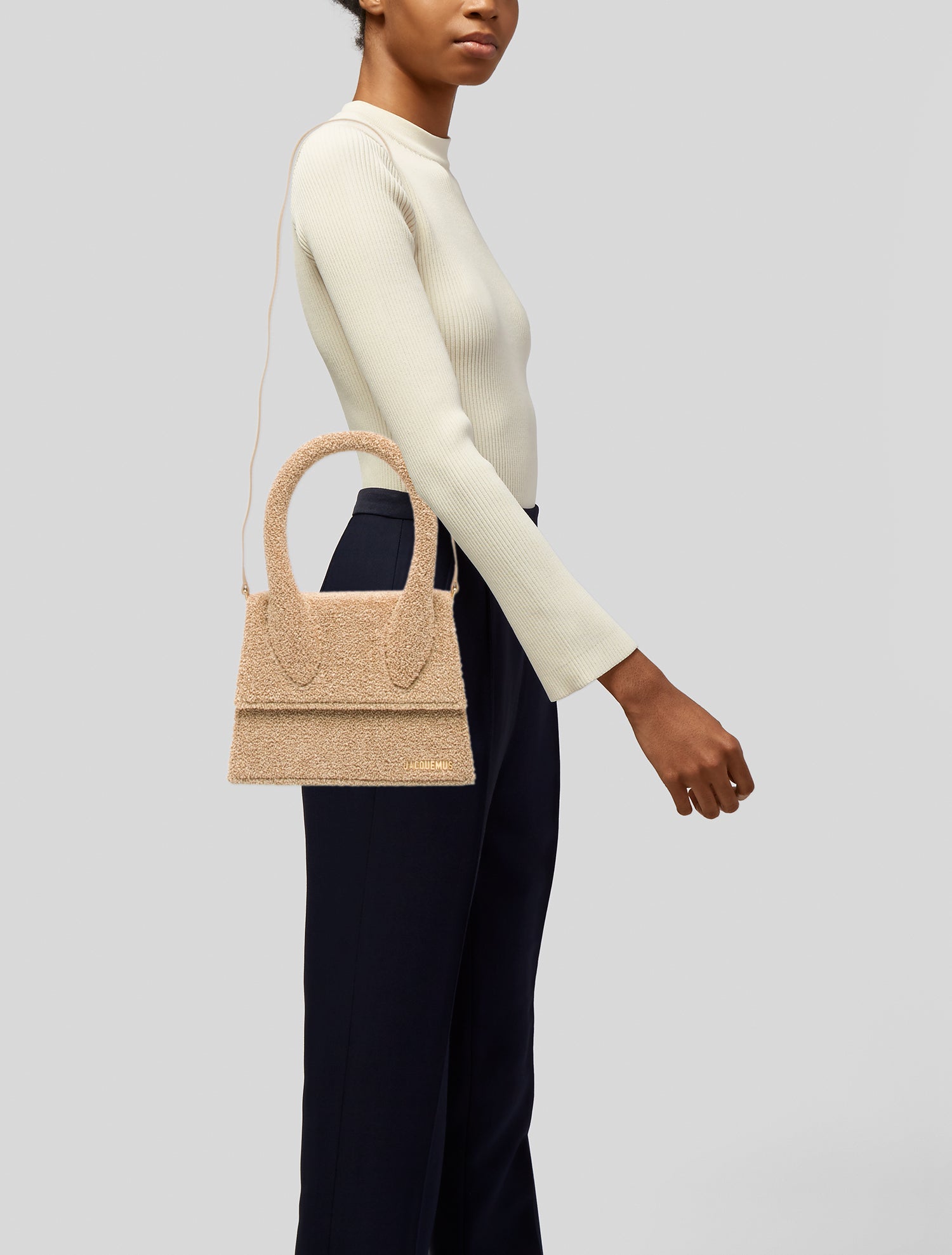 Jacquemus Straw Top Handle Bag