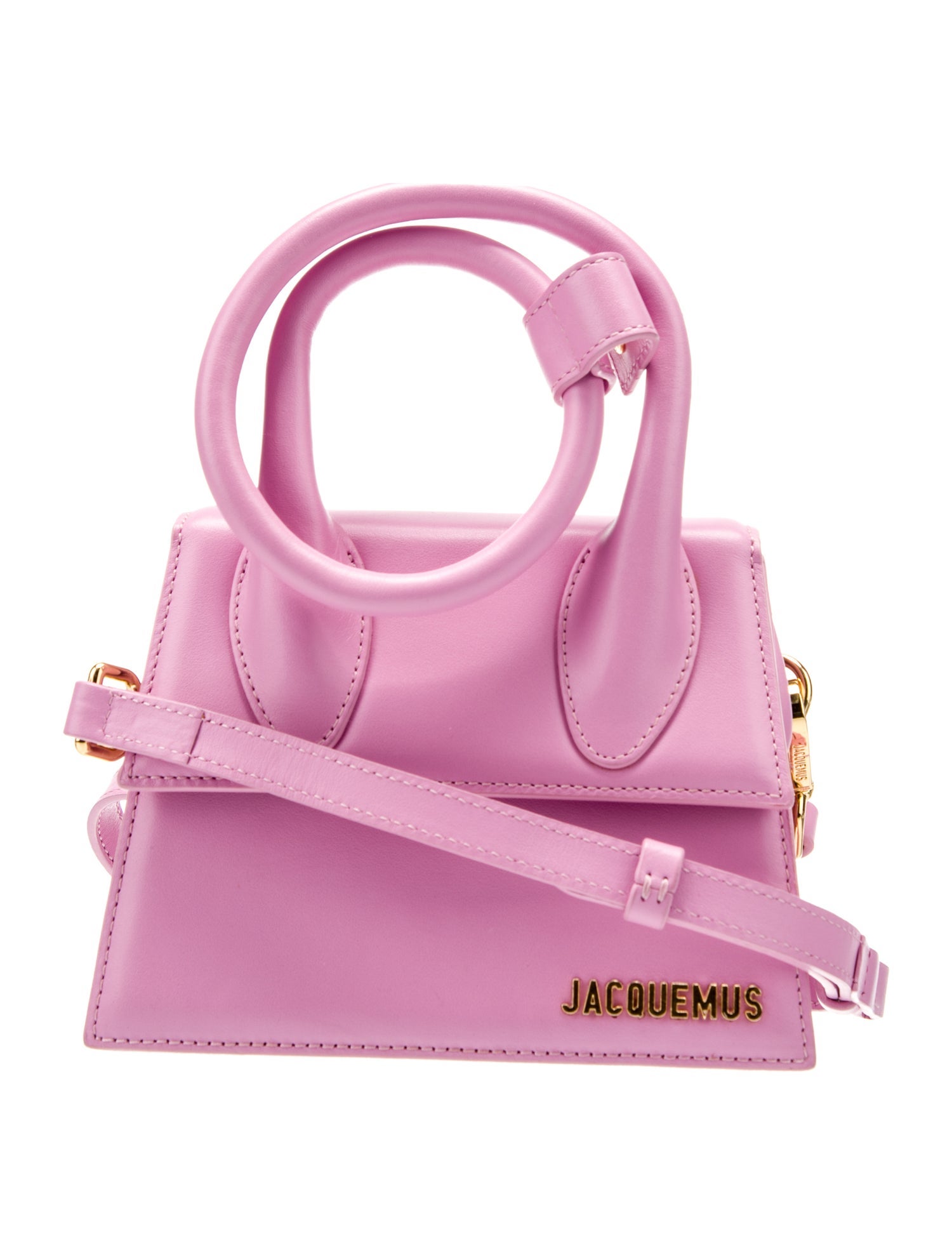 Jacquemus Leather Top Handle Bag