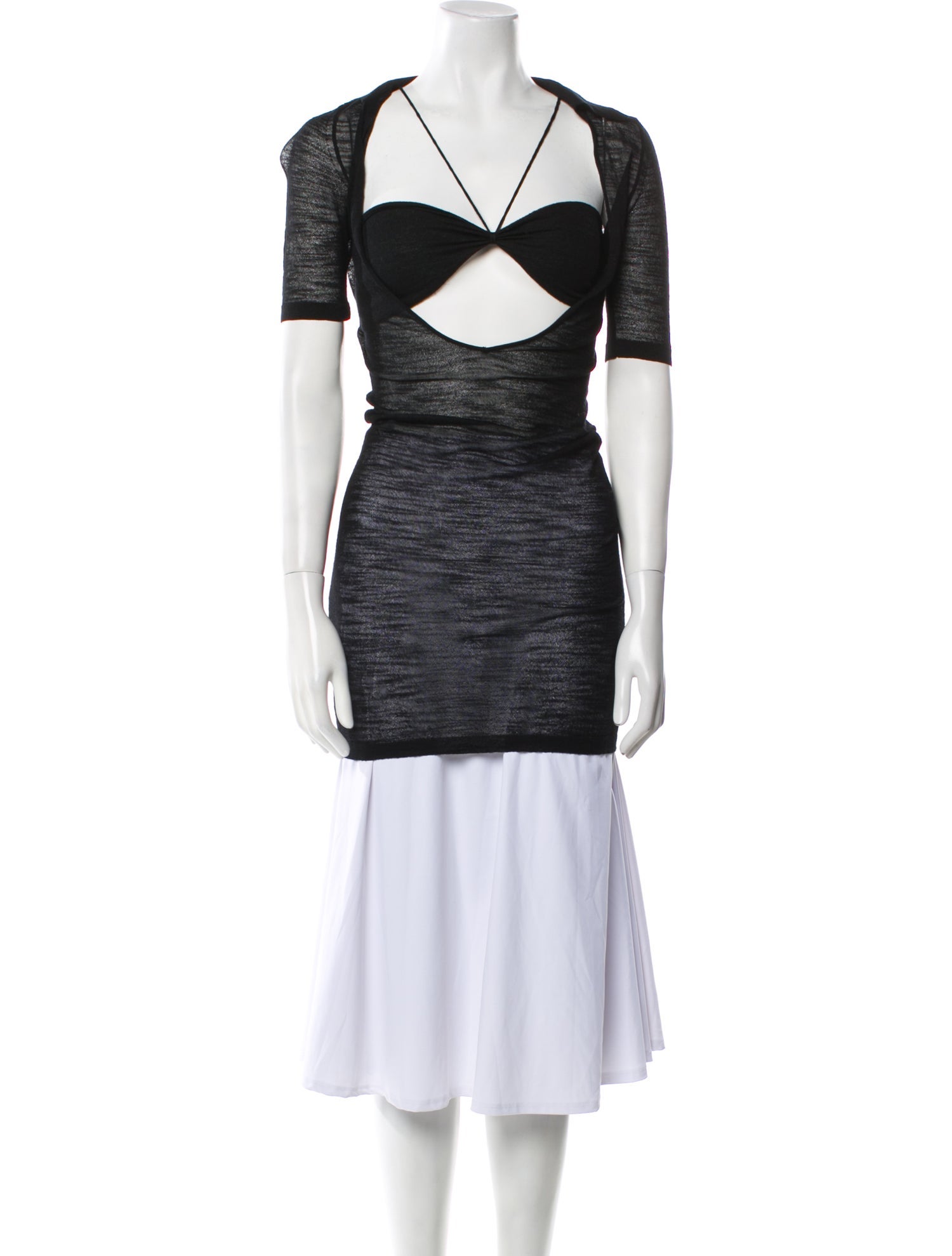 Jacquemus Square Neckline Short Sleeve Tunic