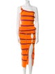 Jacquemus Striped Grosgrain Trim Skirt Set