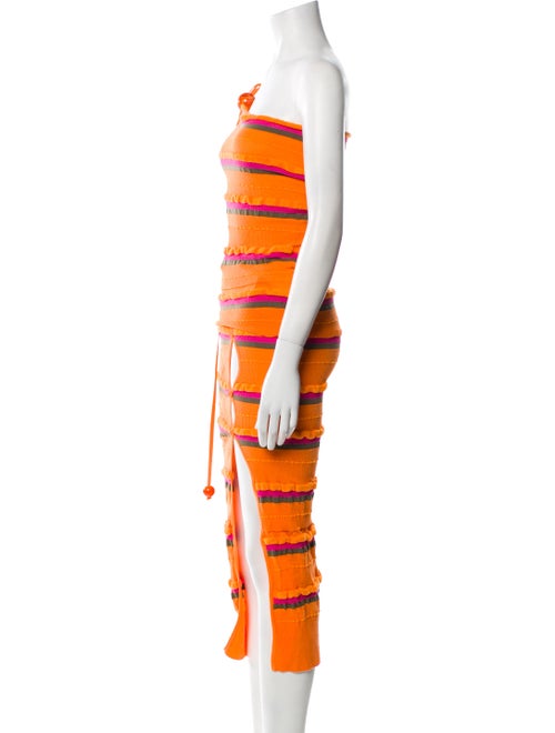 Jacquemus Striped Grosgrain Trim Skirt Set