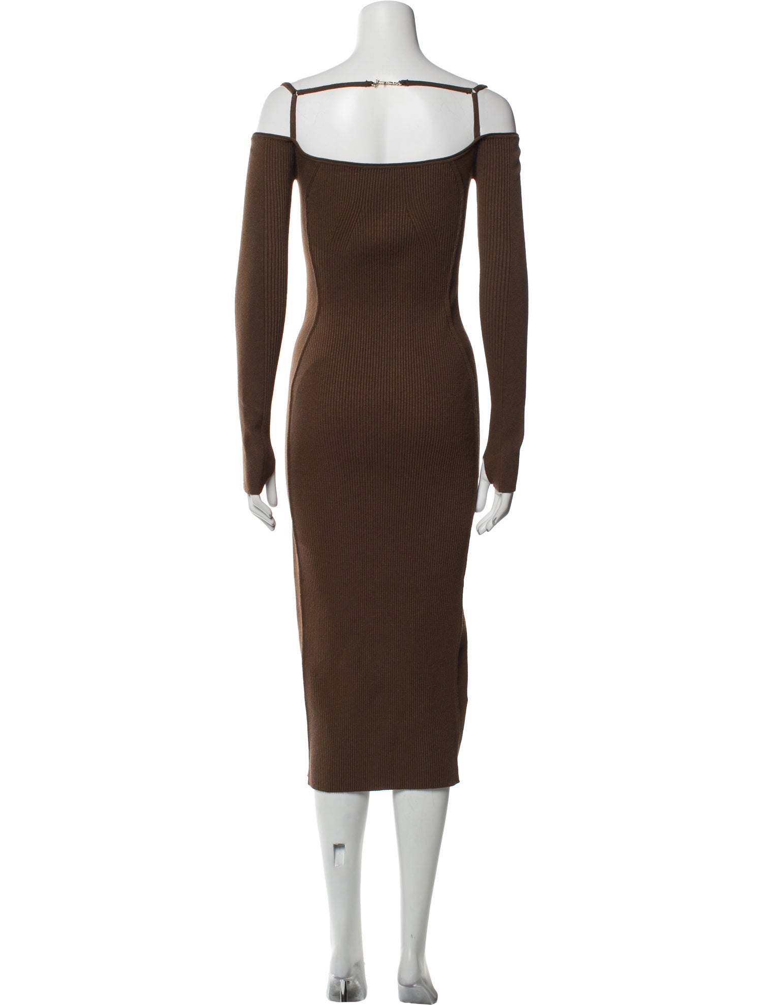 Jacquemus Square Neckline Midi Length Dress