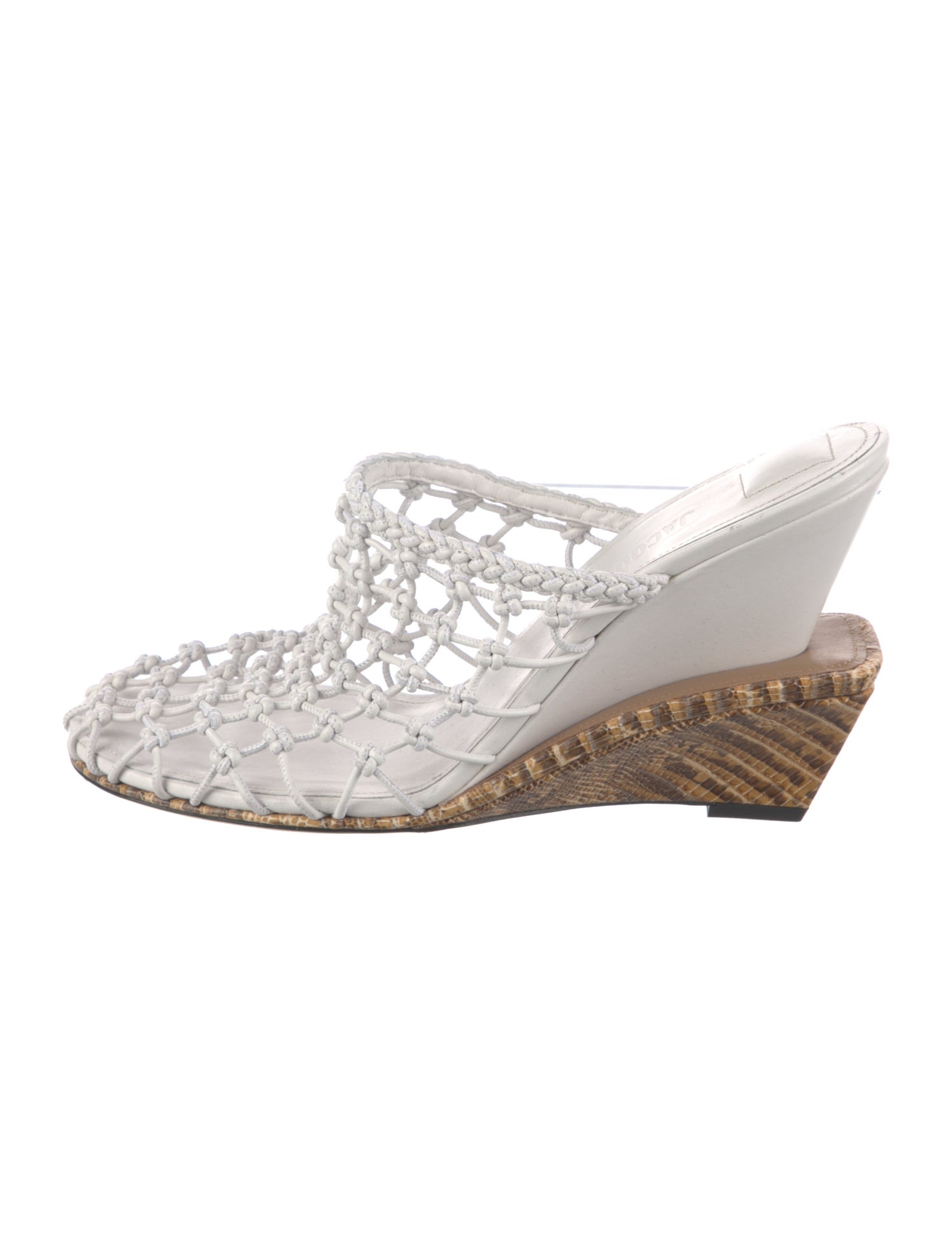 Jacquemus Leather Braided Accents Slides