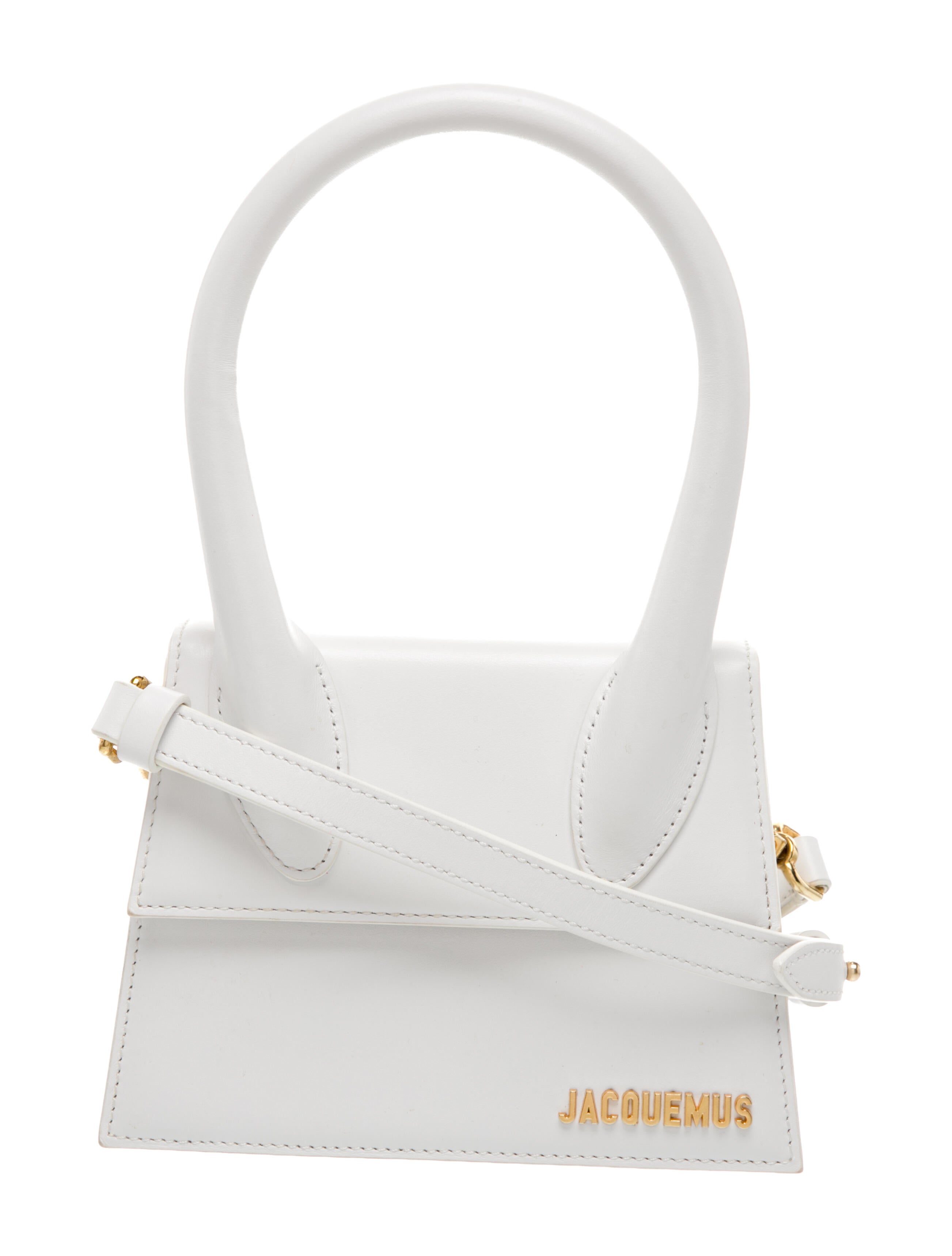 Jacquemus Leather Top Handle Bag