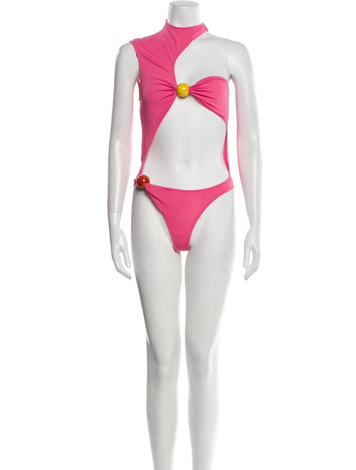 Jacquemus Mock Neck Sleeveless Bodysuit