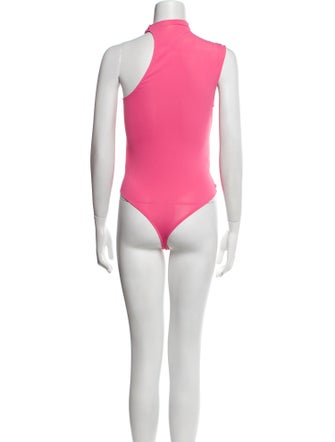 Jacquemus Mock Neck Sleeveless Bodysuit