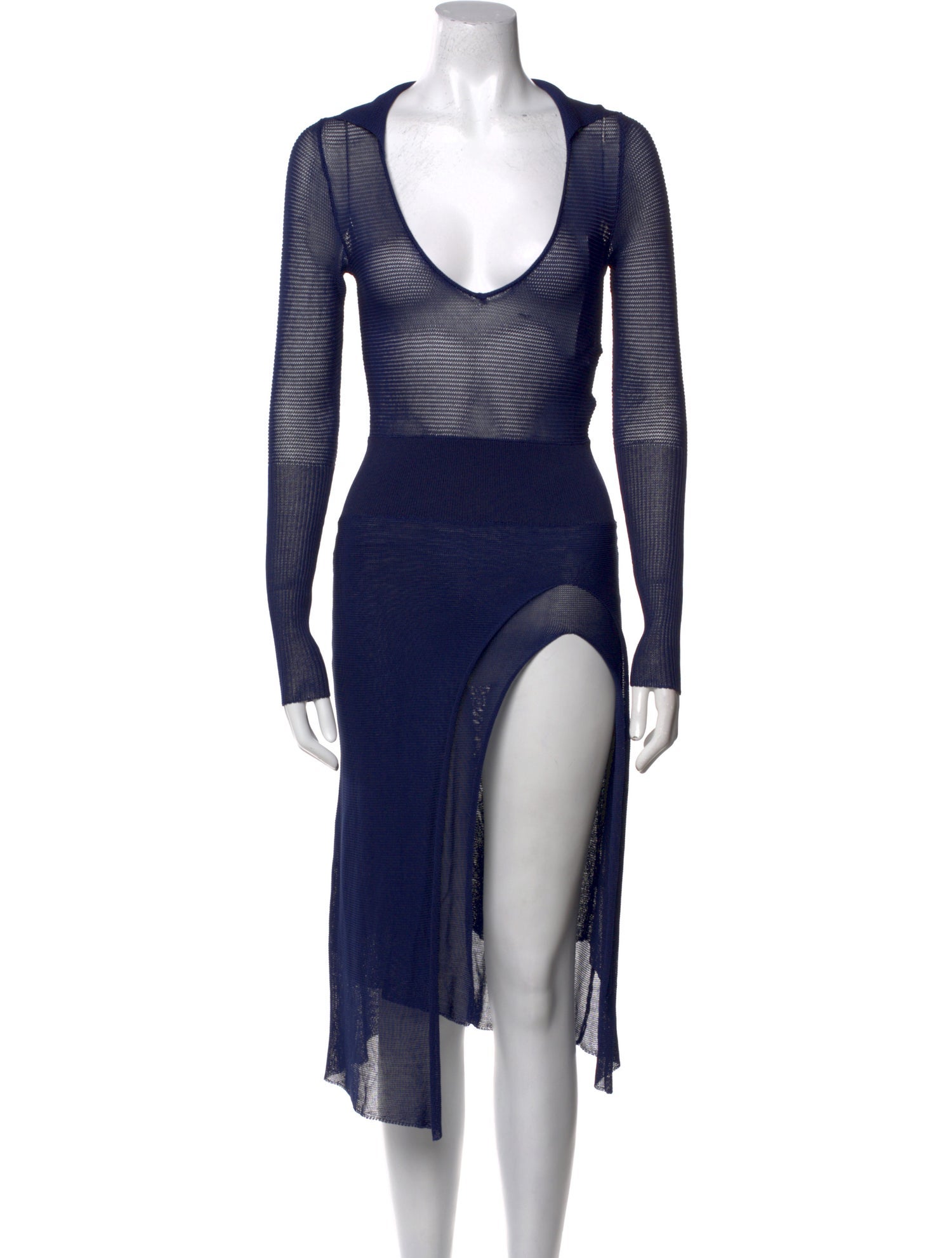 Jacquemus V-Neck Midi Length Dress