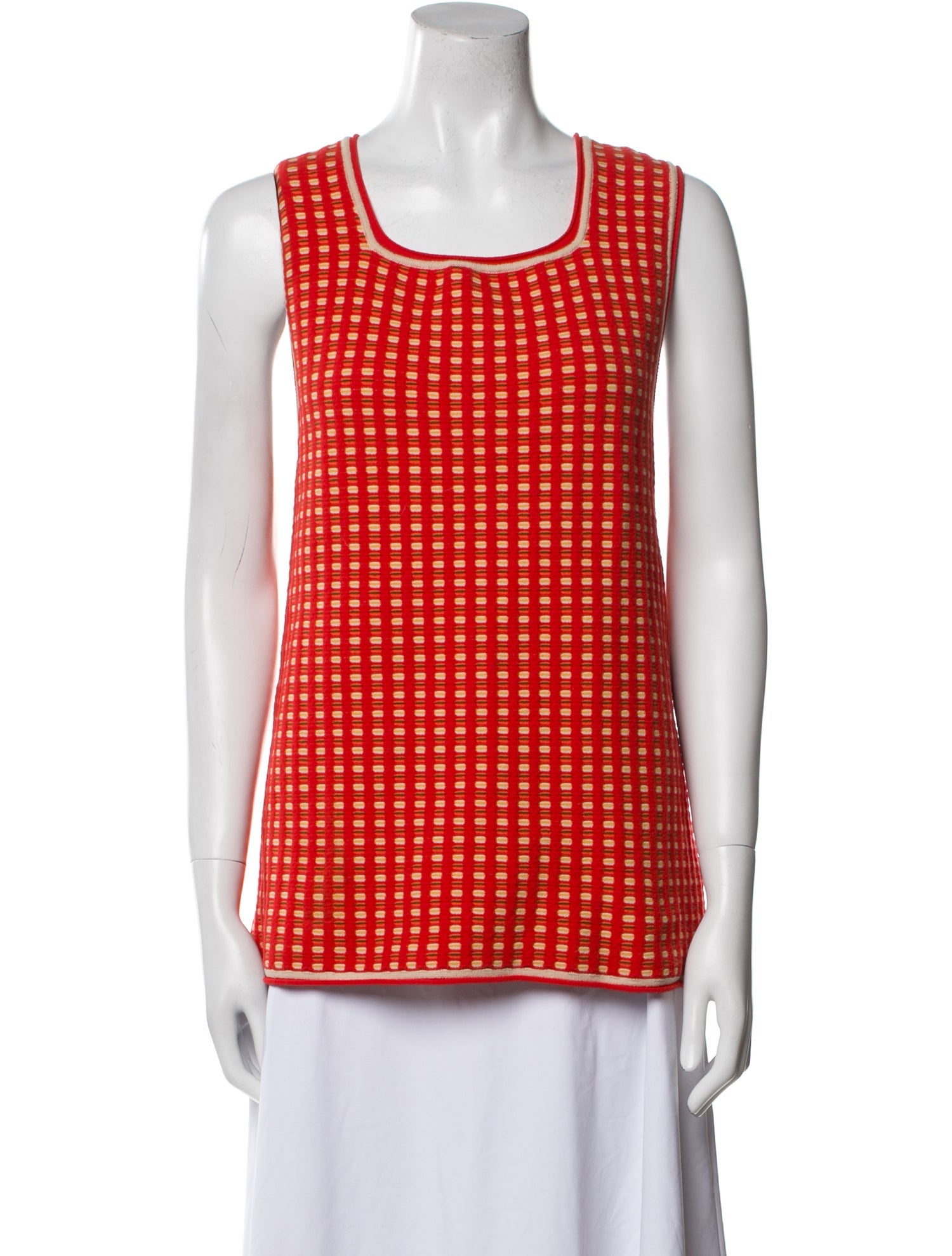 Jacquemus Printed Scoop Neck Top