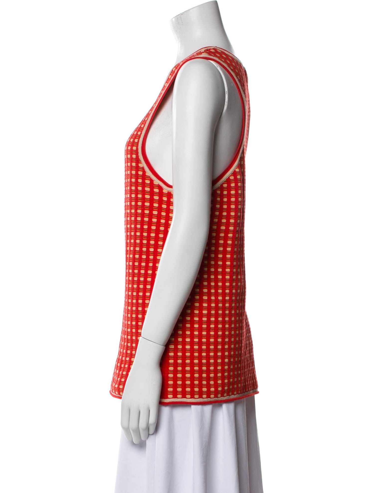 Jacquemus Printed Scoop Neck Top