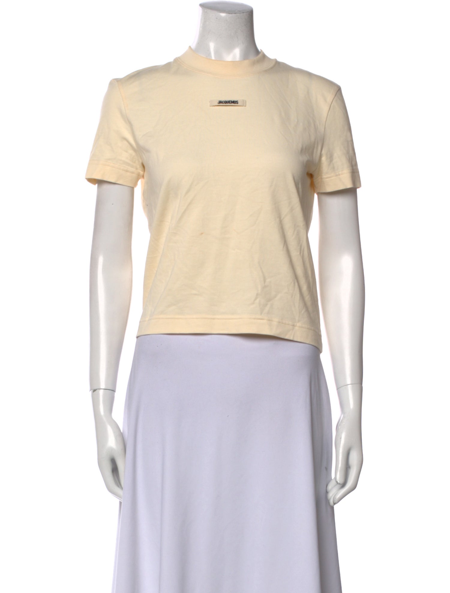 Jacquemus Mock Neck Short Sleeve T-Shirt