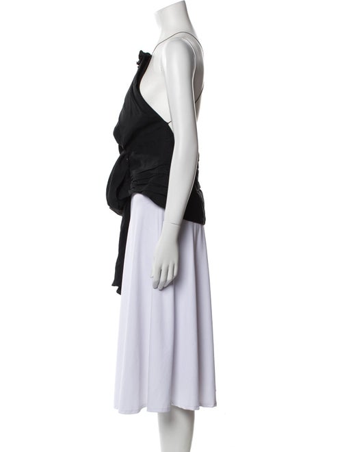 Jacquemus Halterneck Sleeveless Crop Top