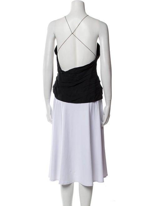 Jacquemus Halterneck Sleeveless Crop Top