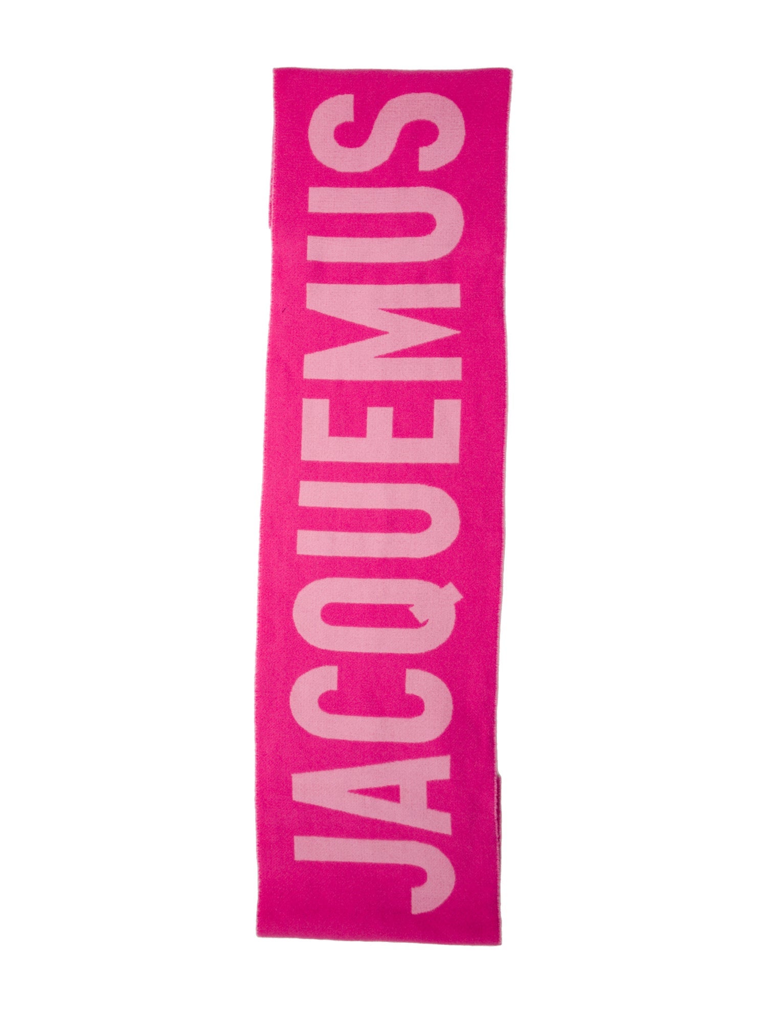 Jacquemus Wool Graphic Print Scarf