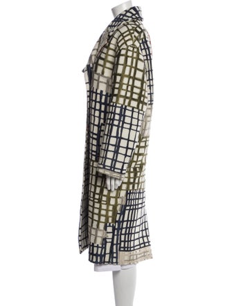 Jacquemus Plaid Print Coat