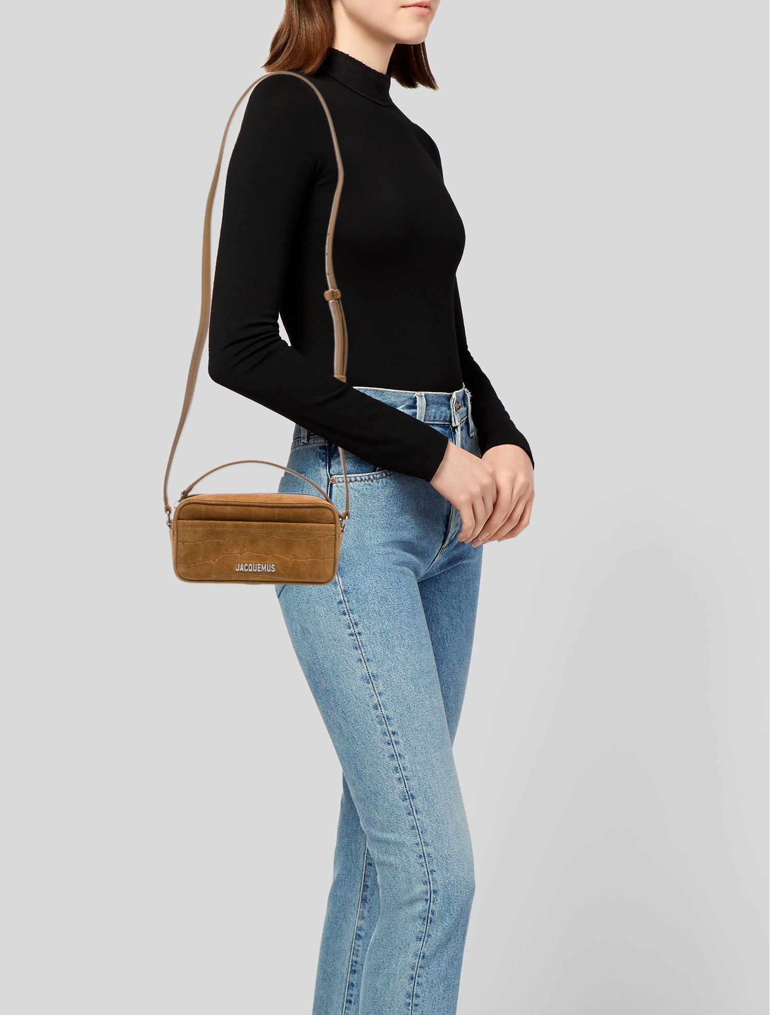 Jacquemus Suede Crossbody Bag