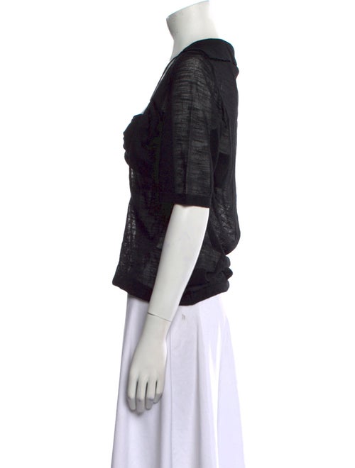 Jacquemus V-Neck Short Sleeve Top