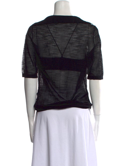 Jacquemus V-Neck Short Sleeve Top